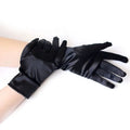 Women's Short Satin Finger Bridal Gloves Wrist Length Spandex/Polyester Material Breathable Wedding Banquet Dancing