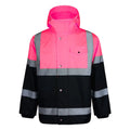 ZUJA Customized High Visibility Polyester Safety Jacket Professional Outdoor Work Safety Jacket