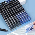 Erasable Pen Set Blue Black Ink Ballpoint Pen with Erasable Refill Student Erasable Ballpoint Pen Set