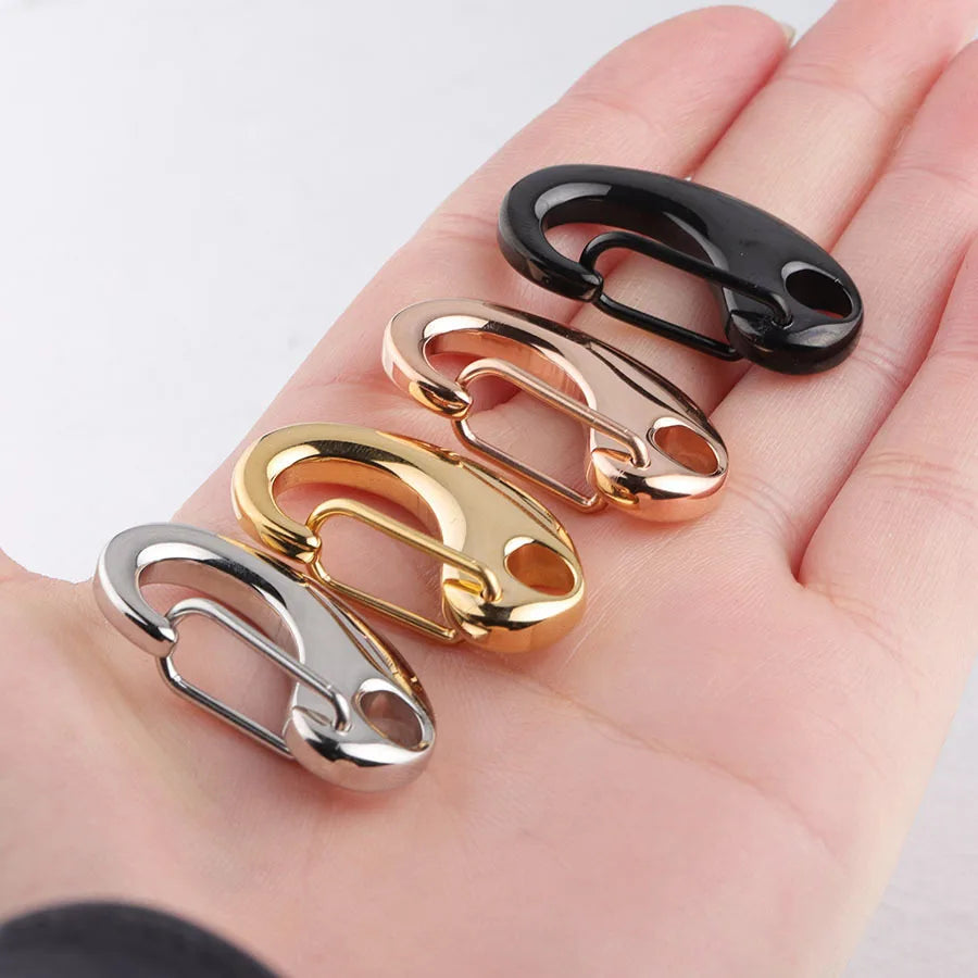 Wholesale Stainless Steel Lobster Clasp Spring Snap With Hole for Jewelry Making