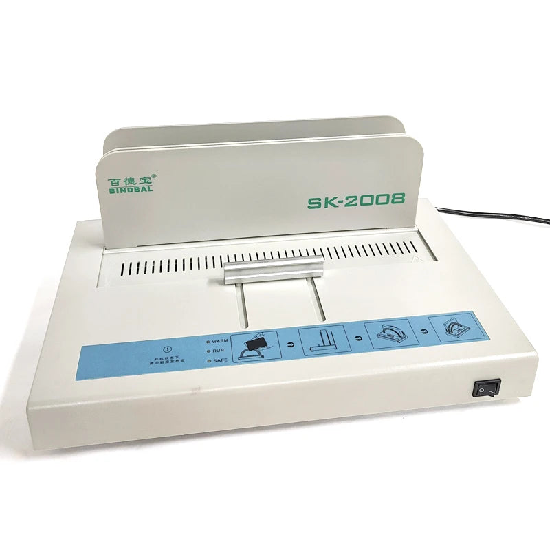 220V  Hot Melt Binding Machine Small Glue Binding Machine Thermal Binding