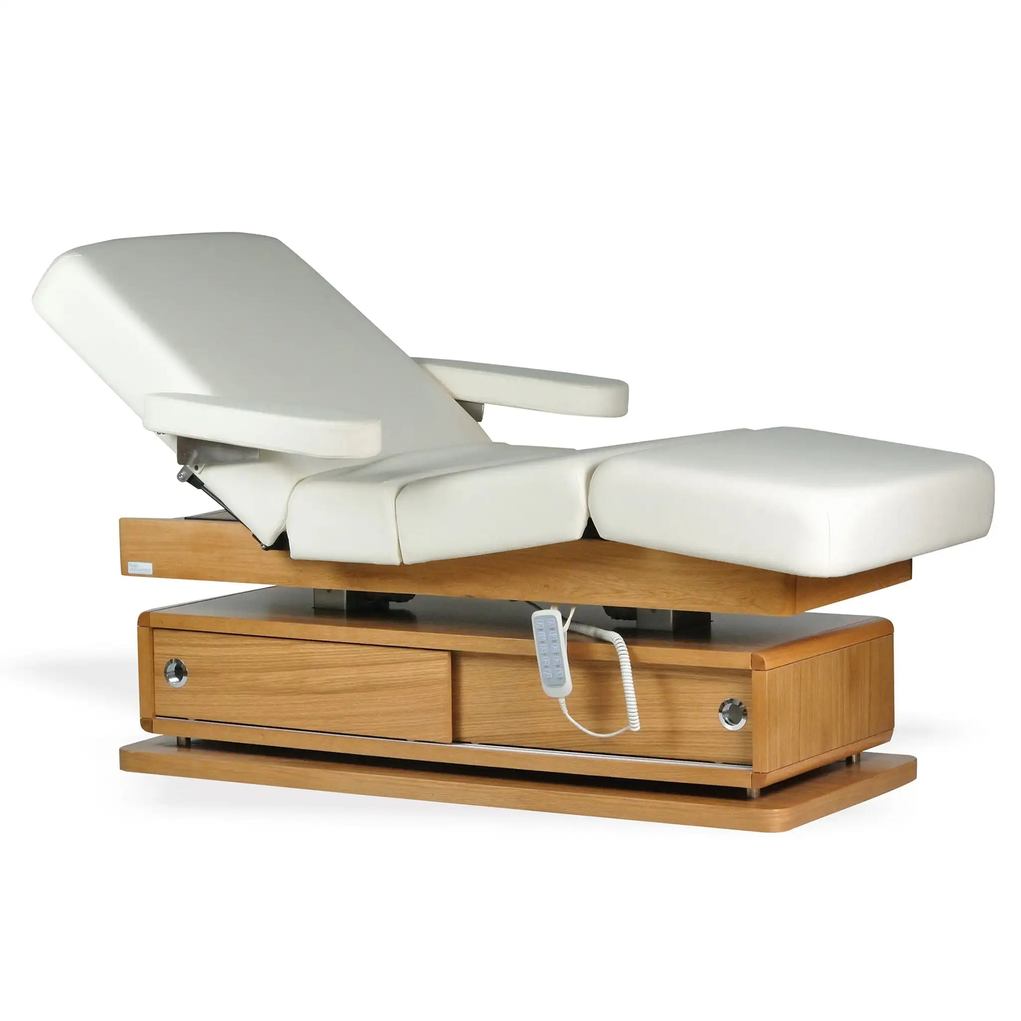 High-end LED Light Electric 3-motor Hydromassage Beauty Bed Facial Bed with Customizable LOGO for Beauty Salon