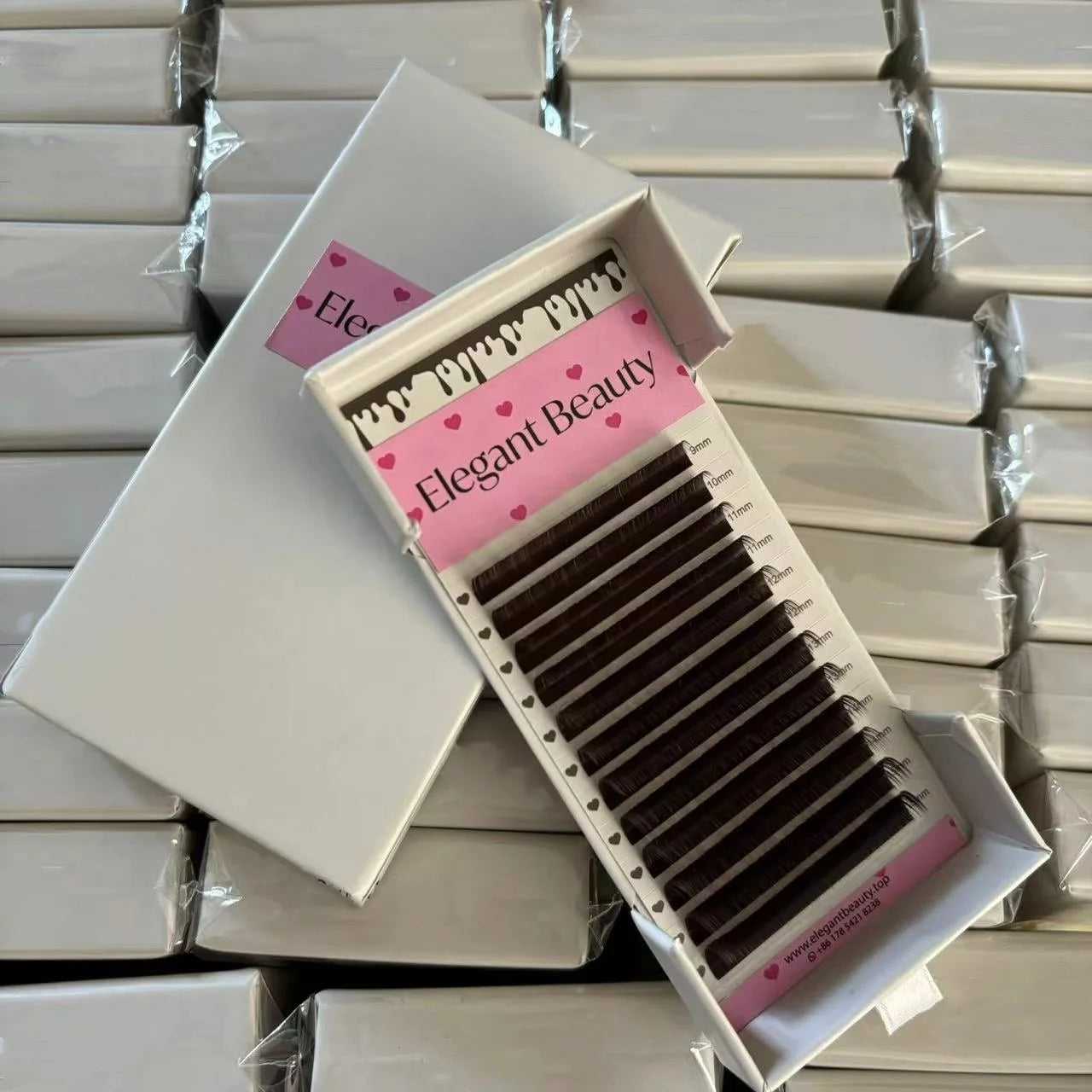 Mink Eyebrow Extension 0.03 0.05 0.07mm Black Dark Brown Medium Brown Lighth Brown Quality Eyebrow Mink Lash