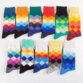 Wholesale Funny Crazy Designer Socks Cool Funky Fashion Custom logo Cotton Novelty Socks Fancy Tube Crew Colorful Dress Socks