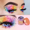 Wholesale Waterproof Shimmer Diamond Eye Shadow Palette Monochrome Glitter Eyeshadow