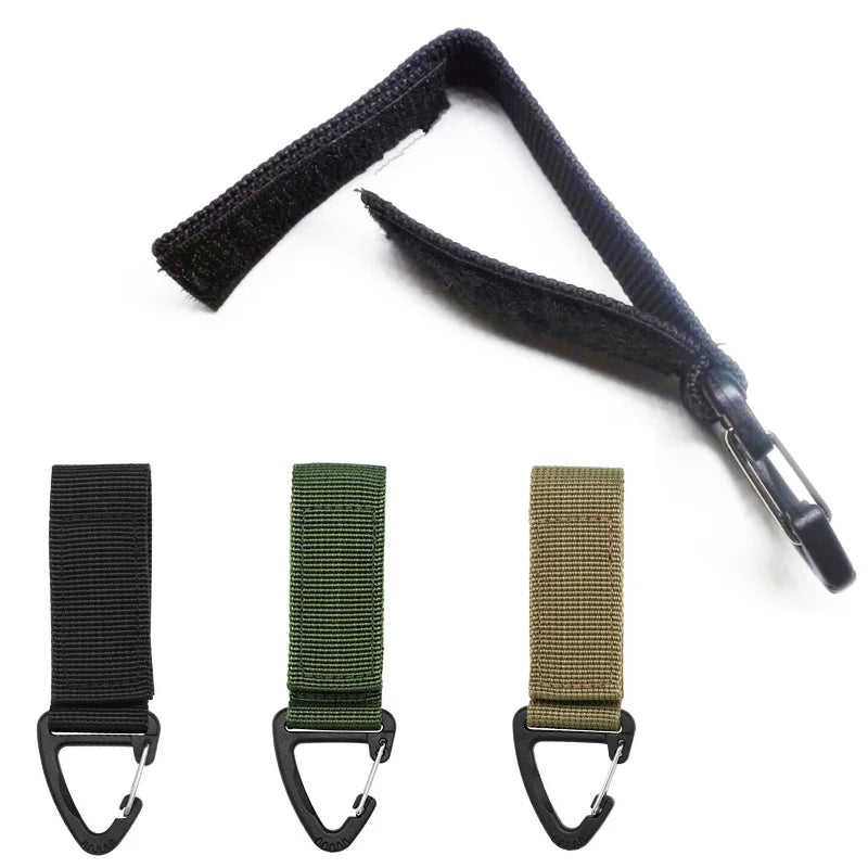 Tactical Nylon Webbing Backpack Buckle  Lanyard Strap Keychain Buckle
