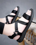 OEM ODM Double Layer Bottom Outdoor Men Shoes Wholesale Breathable Beach Shoes Custom Canvas Sandals