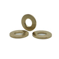 Custom Solid Brass Flat Washers Plain Finish Copper Alloy Round Gaskets for Industrial Sealing