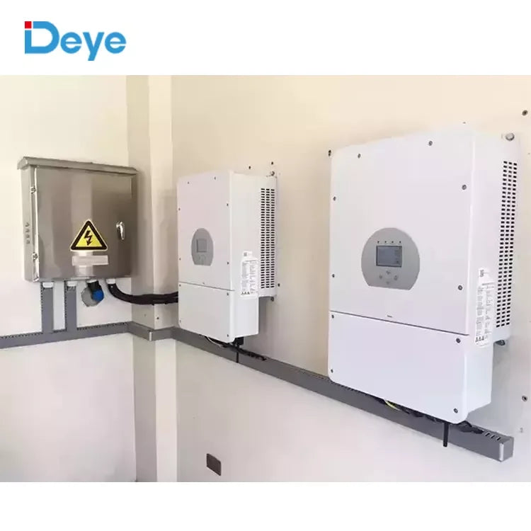 EU Warehouse Deye 10kw Hybrid Three Phase 48v Solar Hybrid Inverter in Stock