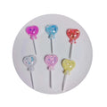 Love Heart Lollipop Flatback Resin Cabochon for Valentine's Day Scrapbooking DIY Embellishments & Home Decor Accessories Gifts