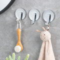 Drill-free 5KG Heavy Duty Wall Hook Towel Chrome Bathroom Shower Hook With Vacuum Suction Cup for Shower Vacuum Wall Hook