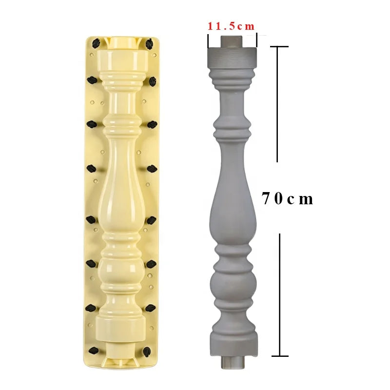ABS Plastic Precast Concrete Fence Panels Precast Baluster Stair Railing Balcony Fence Moulds for House Balustrades Handrails