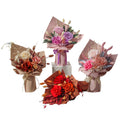 Handmade Custom Everlasting Immortal Roses Bouquet Natural Real Preserved Flowers for Valentine's Day & New Year Occasions