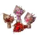 Handmade Custom Everlasting Immortal Roses Bouquet Natural Real Preserved Flowers for Valentine's Day & New Year Occasions