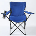 Custom Logo Outside Camp Beach Fishing Sports Foldable Chair with Oxford Fabric Cup Holders Fishing Chair