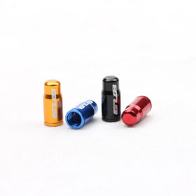 50pcs French Tire Valve Cover Rims Stem Air Valve Tyre Dust Cover for Bike Road Bicycle Accessories Aluminum Alloy 50pcs FV