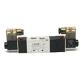 Manufacture Center Closed 4V330C-10 BSP NPT3/8 Magnetic Double Control 5/3 Double 5 Way 3 Position 24v Pneumatic Solenoid Valve