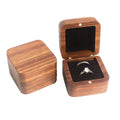 Luxury Eco-Friendly Wooden Jewelry Organizer for Wedding Ring Storage and Gift Box Packaging