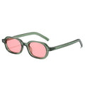 Unisex Small Frame Sunglasses UV400 Sunscreen Lenses European American Style Red Designer Collection PC for Foreign Trade