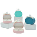 Brand New Perfume Shape Jewelry Box Imitation Suede Ring Box Exquisite Necklace Storage Box