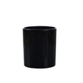 Custom Logo Glass Candle Jars With Wood Lids 220ml 315ml Glass Candlestick 430ml Empty Frosted Matte Black/ White Candle Holders
