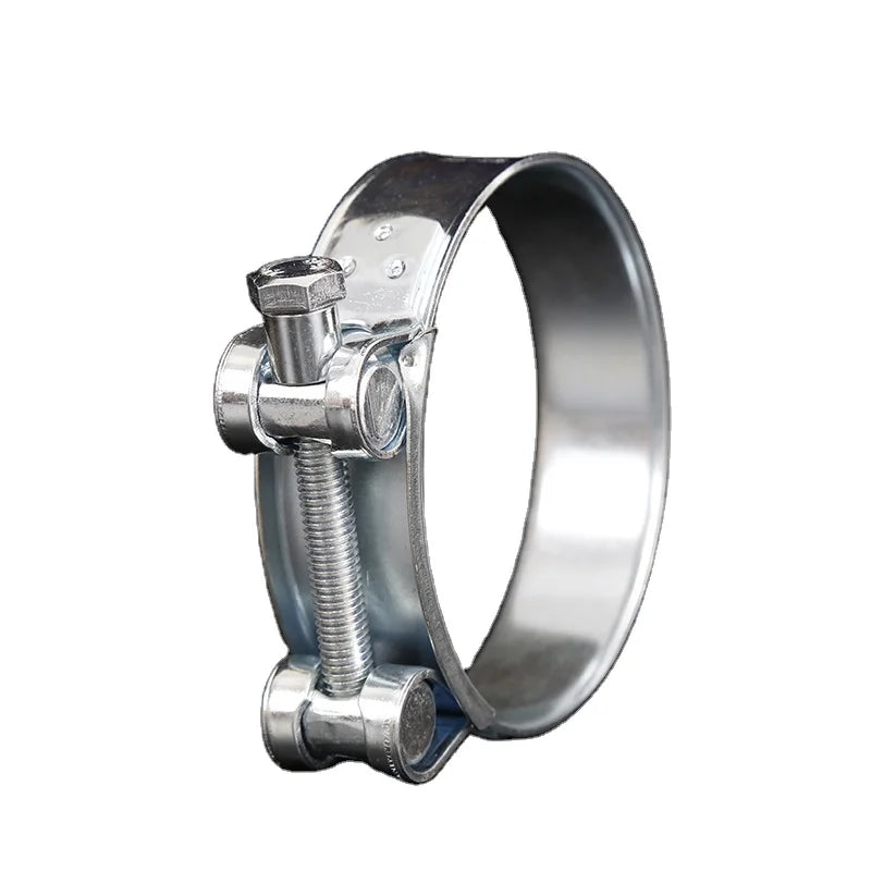Single Bolt Super Hose Clamps High Pressure Heavy Duty Hose Clamp Galvanized Power Fire Extinguisher Pipe Clamps