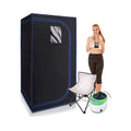 2024 Factory Professional Supply Portable 2000W Steamer Computer Control Panel Transom Windows Bigger Size Full Body Wet Sauna
