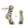 Custom 3D digital Print Multiple Materials Cotton Polyester Nylon Men Socks Custom Print Sock Novelty Gift Socks For Men