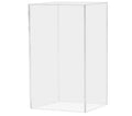 Marketing Holders Clear Platform Display Box Art Sculpture Pedestal Collectible Cube Cover Trophy Trinket Acrylic Showcase Stand