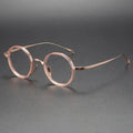 80871 Retro Glasses With Ultra Light Pure Titanium Acetate Unisex Eyeglasses Daily Wear Eyewear for Women