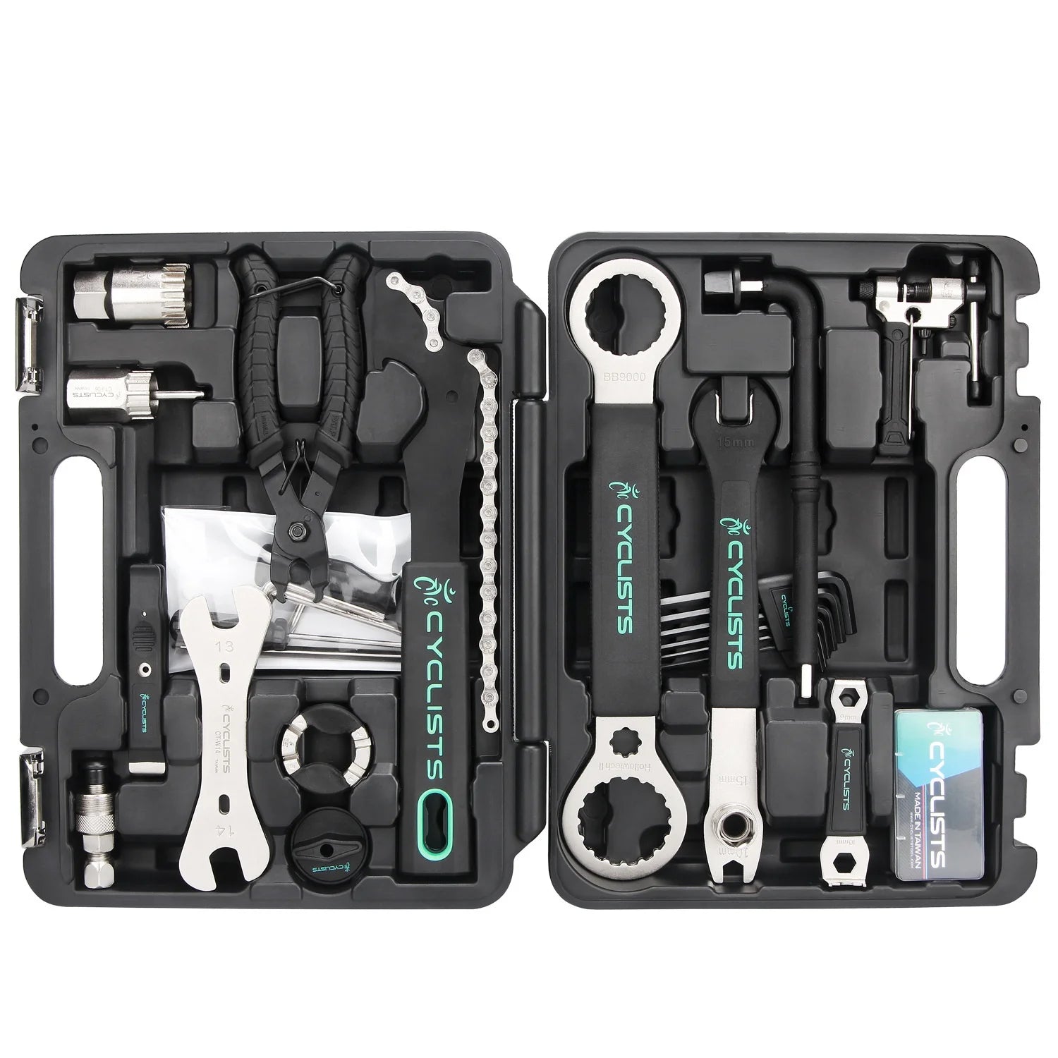 IRONDONKEY 18-in-1 Bicycle Repair & Maintenance Tool Kit with Alloy Steel for Middle Drive Electric Motor Installation 4kg