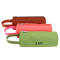 Light Green Waterproof 600D Toiletry Wash Zipper Pouch Bag Airline Amenity Bag Kit Pencil Stationary Pouch Case With Handler