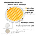 100W 200W CRI95 High Power Two-Color LED Module Warm White COB Chip Light Emitting Diode for Photography Spotlight  Fill Light