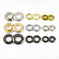 Deepeel BF792 9mm Bag Hardware Accessories Zinc Alloy Eyelet O Ring Hollow Bag Buckles for Clothing Shoes Keychain Strap Rivet