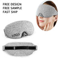 Custom Logo Cotton Eye Mask Light-blocking Sleep Mask Soft and Comfortable Eye Mask Birthday Gift