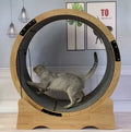 Cat Treadmill Mute Cat Running Wheel Sports Roller Solid Wood Large Cat Climbing Rack Pet Fitness Toys