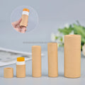 5g 12g 17g 35g  50g 61g 75g Solid Perfume Body Lotion Sticks Chapstick Containers Lip Balm Kraft Paper Push up Deodorant Tube
