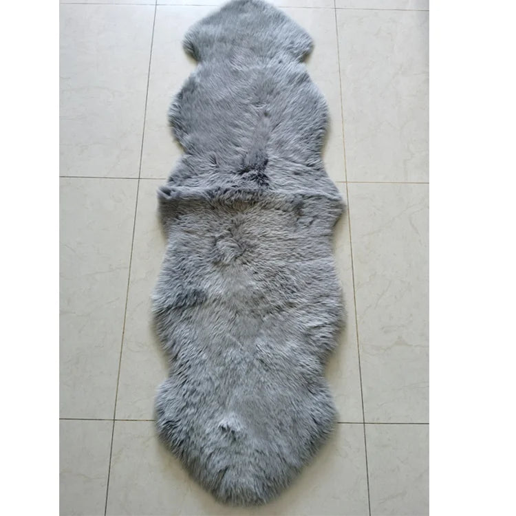 Factory Price Natural Lamb Skin Area Rugs Sets Double Quarto Sixto Octo 4ft X 6ft 6ft X 6ft 6ft X 7.5ft Real Lambskin Rug