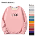 FEIBAI Pink Winter Heavyweight Essentials Blank Pullover Crewneck Sherpa Fleece Polyester Cotton Lined Custom Women Sweatshirt