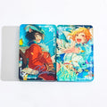CNAWO Custom Kawaii Glitter Star Liquid Oil Filled Acrylic Block UV Printed Cartoon Anime Style Made of Plastic