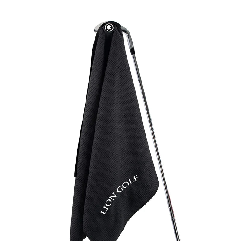 Customization 40*60 cm Microfiber Waffle Golf Towel With Super Strong Magnetic Rubber Logo