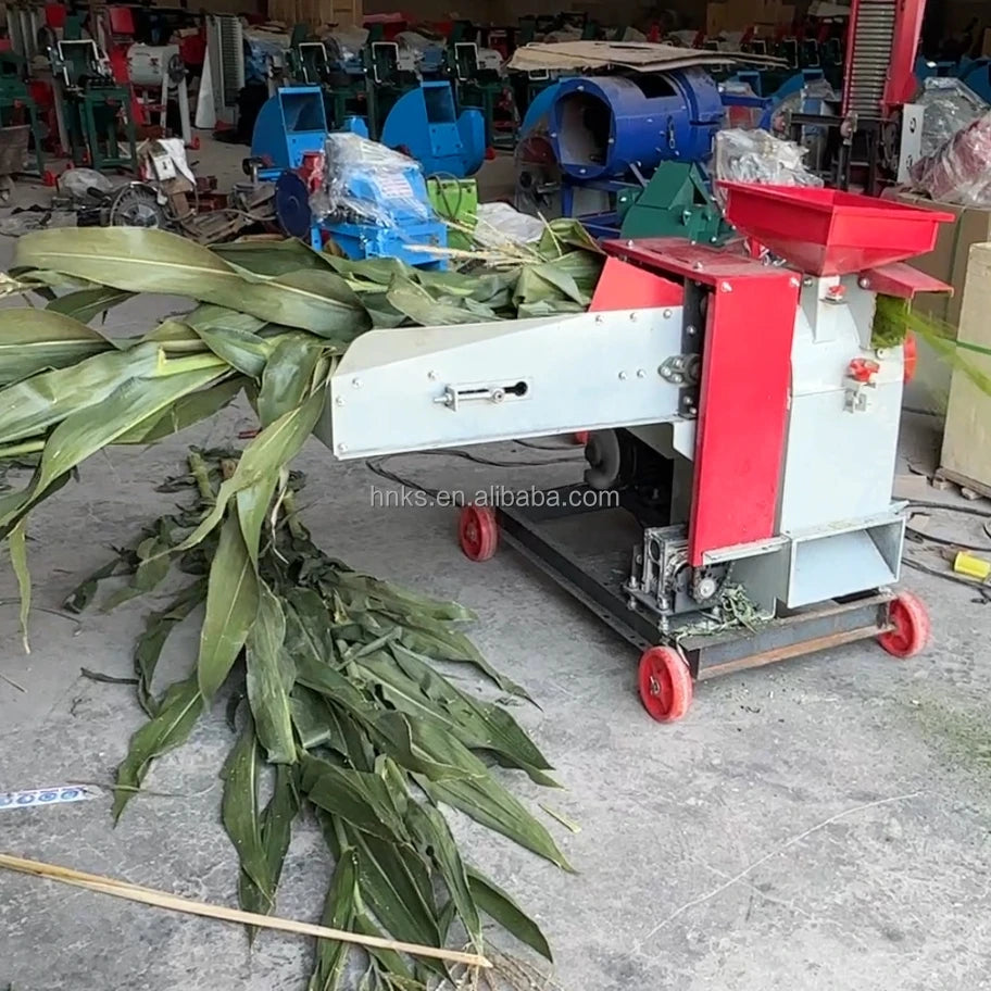 Diesel Engine Silage Chaff Cutter Machine Manual Electric Petrol Agriculture Plant Silage Corn Straw Grass Competitive Price