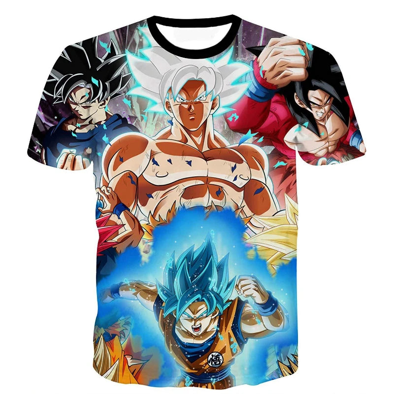 Fitspi Wholesale Hot-selling New Arrival Hot Anime 3d Printing Short Sleeve T-shirt
