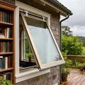Wholesale Price Excellent Airtight Windproof UV Resistant Aluminum Glass Awning Windows for Houses