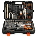 150 Pcs Mechanics Tool Set Hand Tools Herramientas Chrome Vanadium Combination Wrench Socket Set for Auto Motorcycle Repair MegaBDM