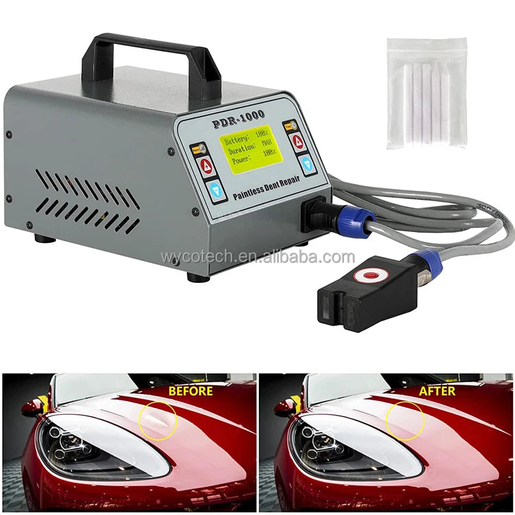 220V 50Hz Free-Painting Dent Remover Induction Heater Iron Car Body Repair Tool with US Standard 110V Option