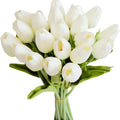 AF15202 Factory Wholesale Faux Latex Tulip Flowers Artificial Silk Artificial Flowers in Bulk Real Touch Tulip for Decor