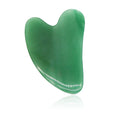 Huiying Fashion Design Natural Green Aventurine Facial Guasha Board Facial Tool Stone Facial Gua Sha Heart Shape