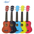 Wholesale Cheap Price Aiersi Brand 21 Inch soprano Ukulele Oem Odm Handmade Basswood Colourful Ukelele Musical Instrument