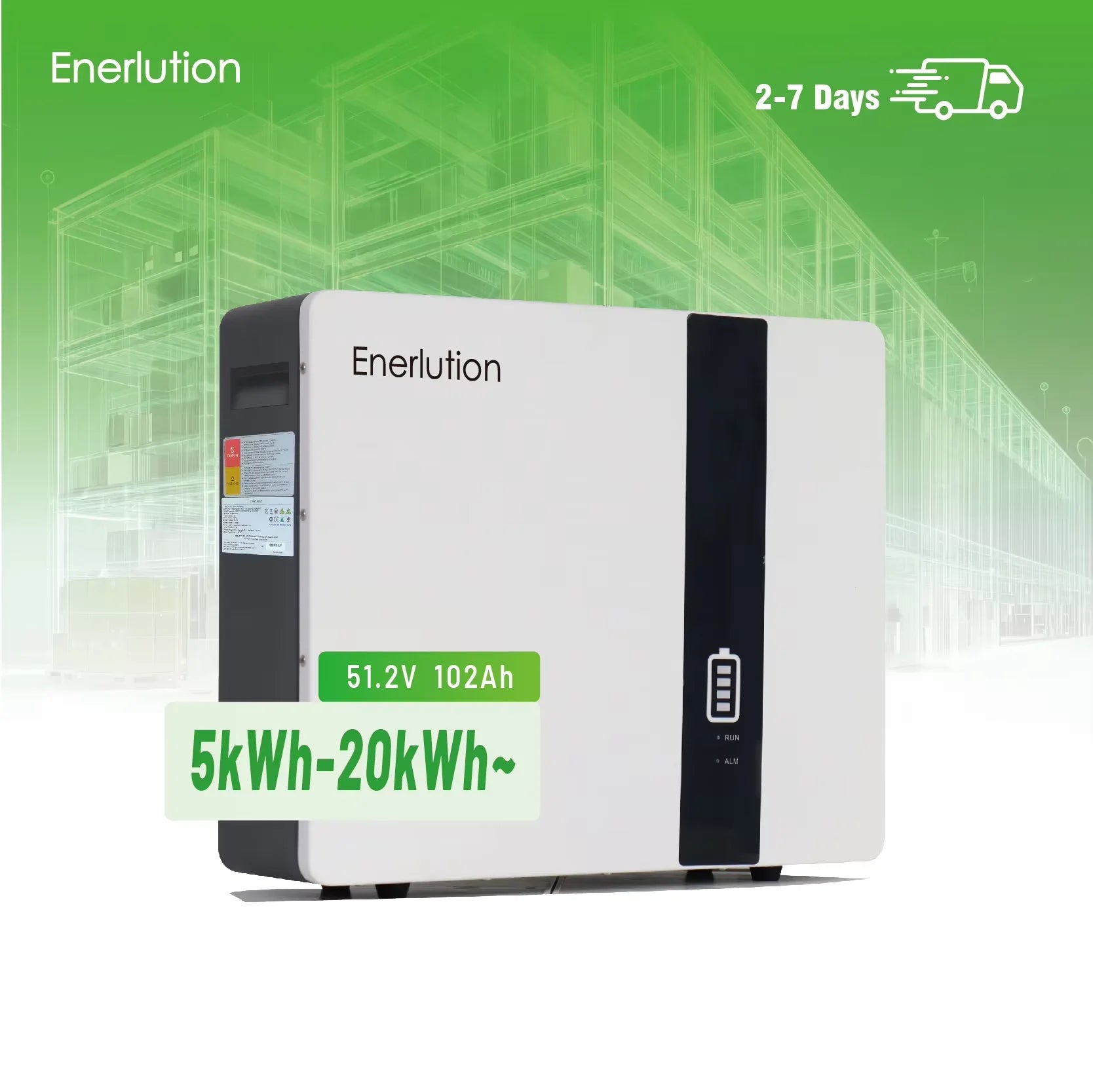 Self Heating Power Storage Lithium Battery 51.2V100Ah Battery Power Bank for Home Energy Storage